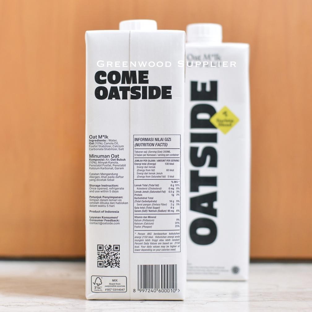

Oatside Barista Blend Oat Milk 1 Liter - 1 Pcs