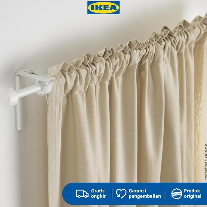 IKEA RACKA Batang Tirai Gorden/Jendela Adjustable 70-120cm