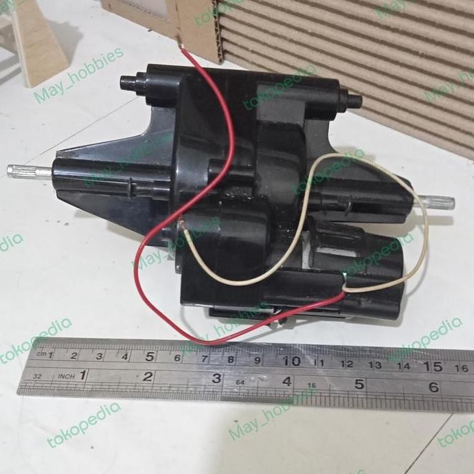Gearbox set belakang RC QD Monster skala 1:10