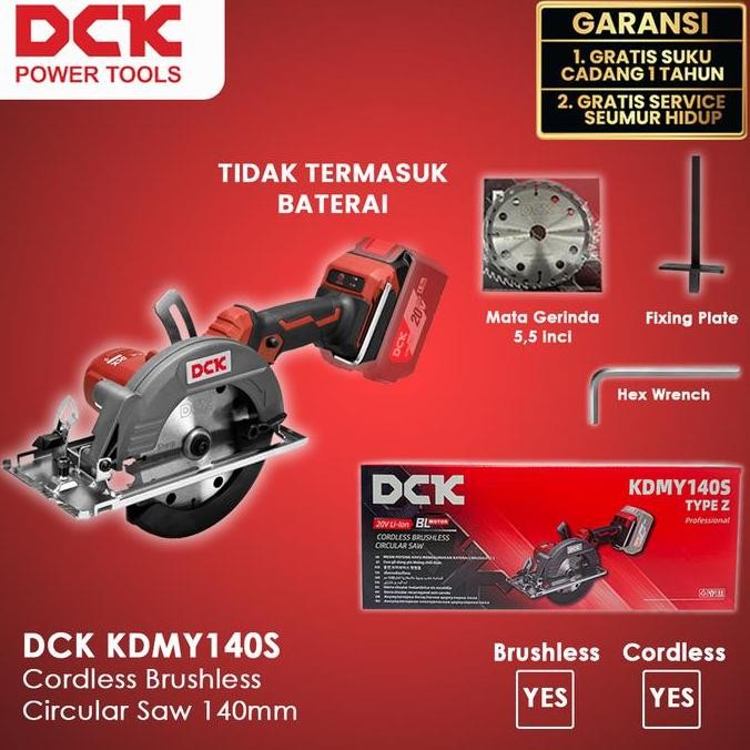 TERBARU - DCK KDMY40S Cordless Brushless Circular Saw 40mm