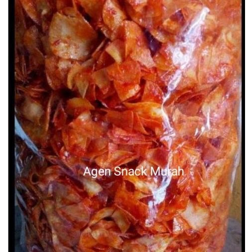 

Singkong Lengket 1Kg 1Gr Pedas Manis Keripik Singkong Pedas