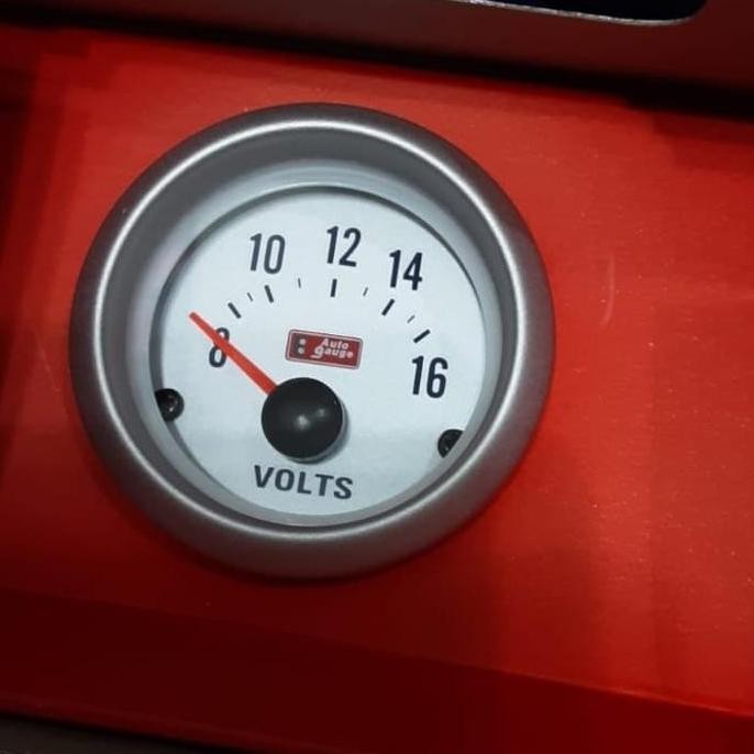 TERBARU - Auto Gauge Mobil Volt Aki / Volt Accu Mobil Auto Gauge