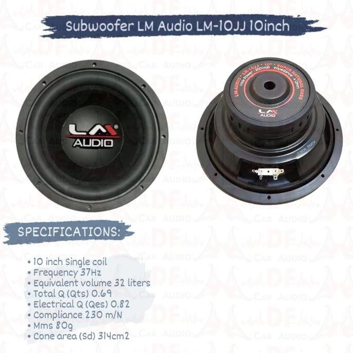 TERBARU - Subwoofer LM AUDIO 10JJ 10inch