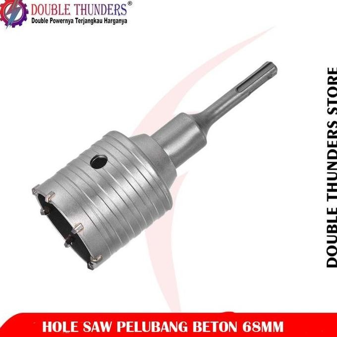 TERBARU - DT Hole Saw Beton Set 68MM Hole Saw Pelubang Beton Set