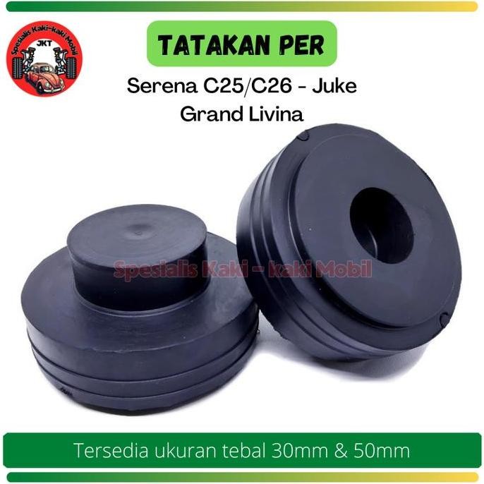 Promo Karet Tatakan Per Keong Bantalan Peninggi Suspensi Belakang Mobil Grand Livina Serena C25 / C2