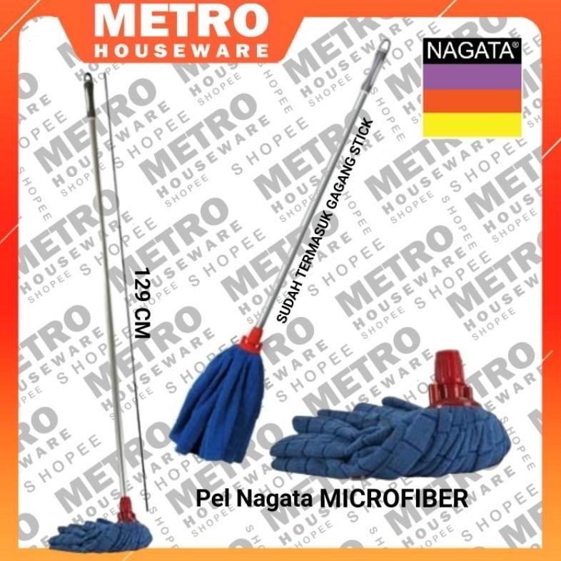 Kain Pel Lantai Merek NAGATA Magic Mop Microfiber Kain Pembersih Lap Lantai Keramik / Granit  Bagus 