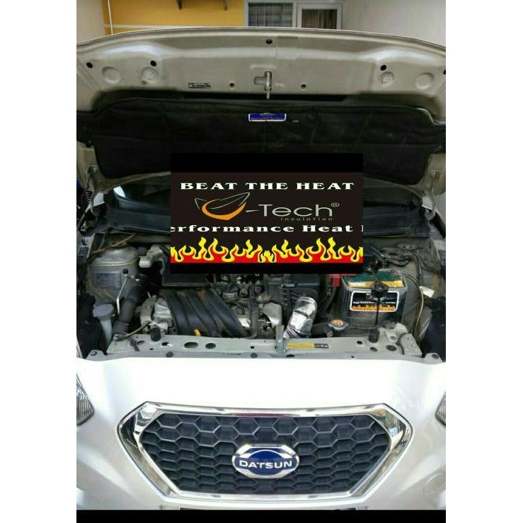 Datsun Go Panca 2016 peredam hitam Vtech kap mesin