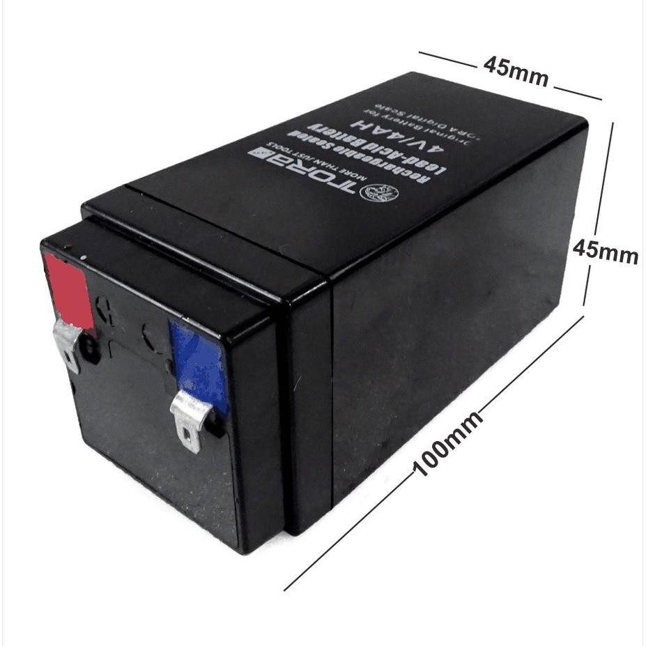 Termurah Tora Batre Battery Baterai 4V 4Ah Timbangan Digital 30, 100, 150,300Kg Termurah