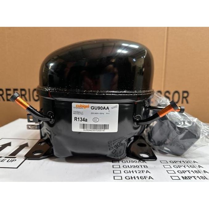 PROMO - KOMPRESOR CUBIGEL GU90AA | KOMPRESOR FREEZER/KULKAS /4PK R4A LBP ( Pengganti KULTHORN AE90Y 