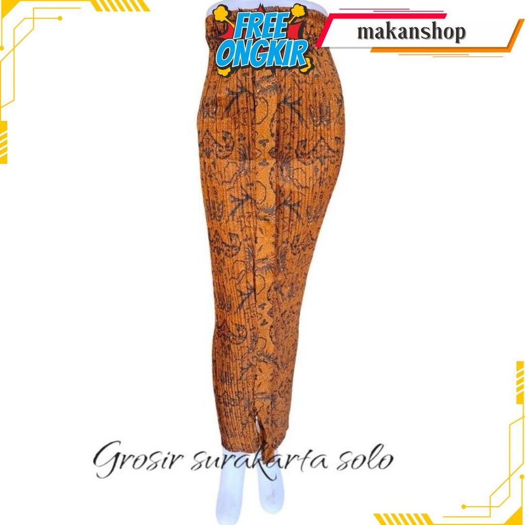 Rok Plisket Batik Motif Wahyu Tumurun / Rok Plisket Batik Wiru Termurah Banget