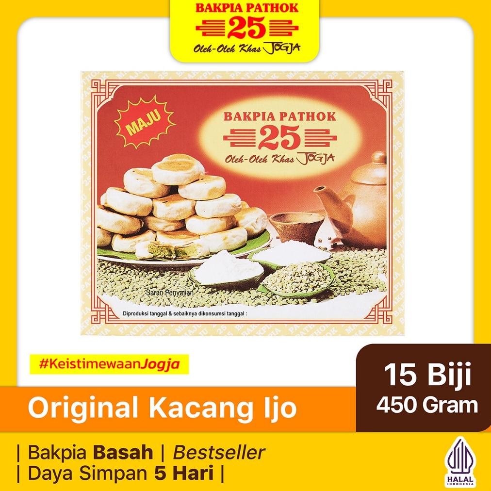 

Bakpia Pathok 25 Original Kacang Hijau | Oleh-Oleh Khas Jogja