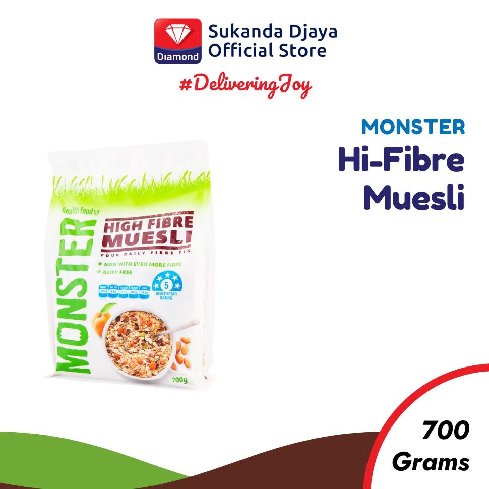 

Monster Muesli Hi Fibre Muesli 700gr