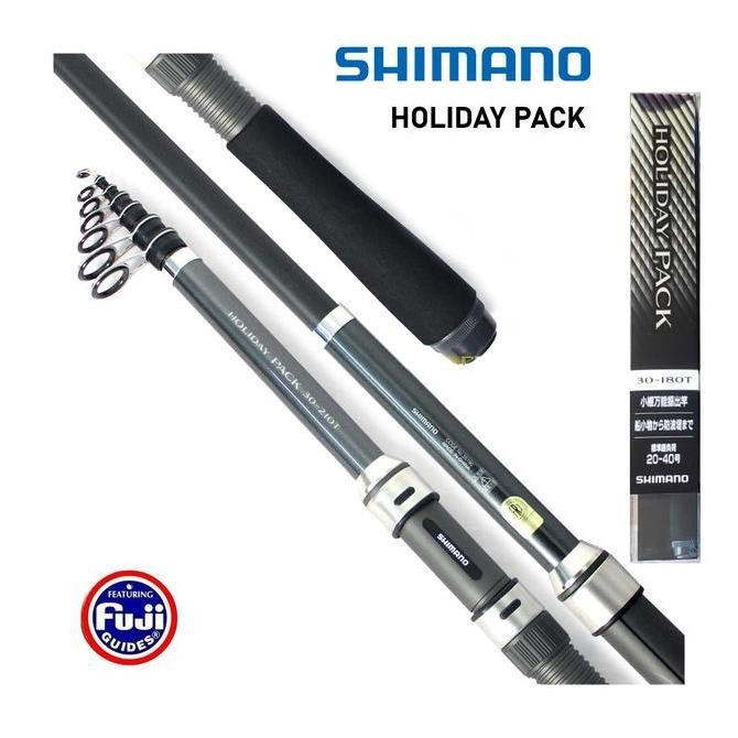 Shimano Holiday Pack Telescopic Rod Joran Pancing Antena Original