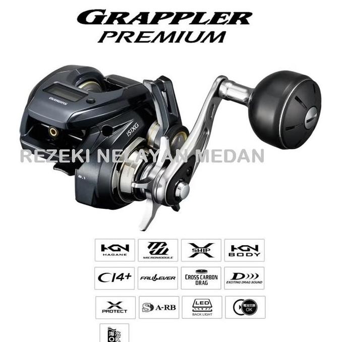 Reel Light Jigging SHIMANO Grappler Premium 2024 151 XG | Garansi Resmi SHIMANO INDONESIA CO