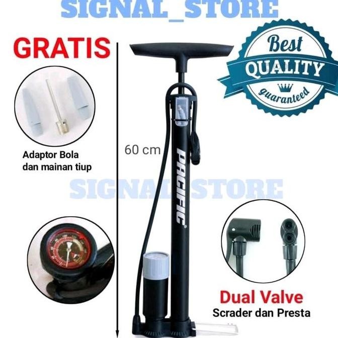POMPA PACIFIC POMPA BAN MOTOR SEPEDA BOLA ORIGINAL DAN TERPERCAYA
