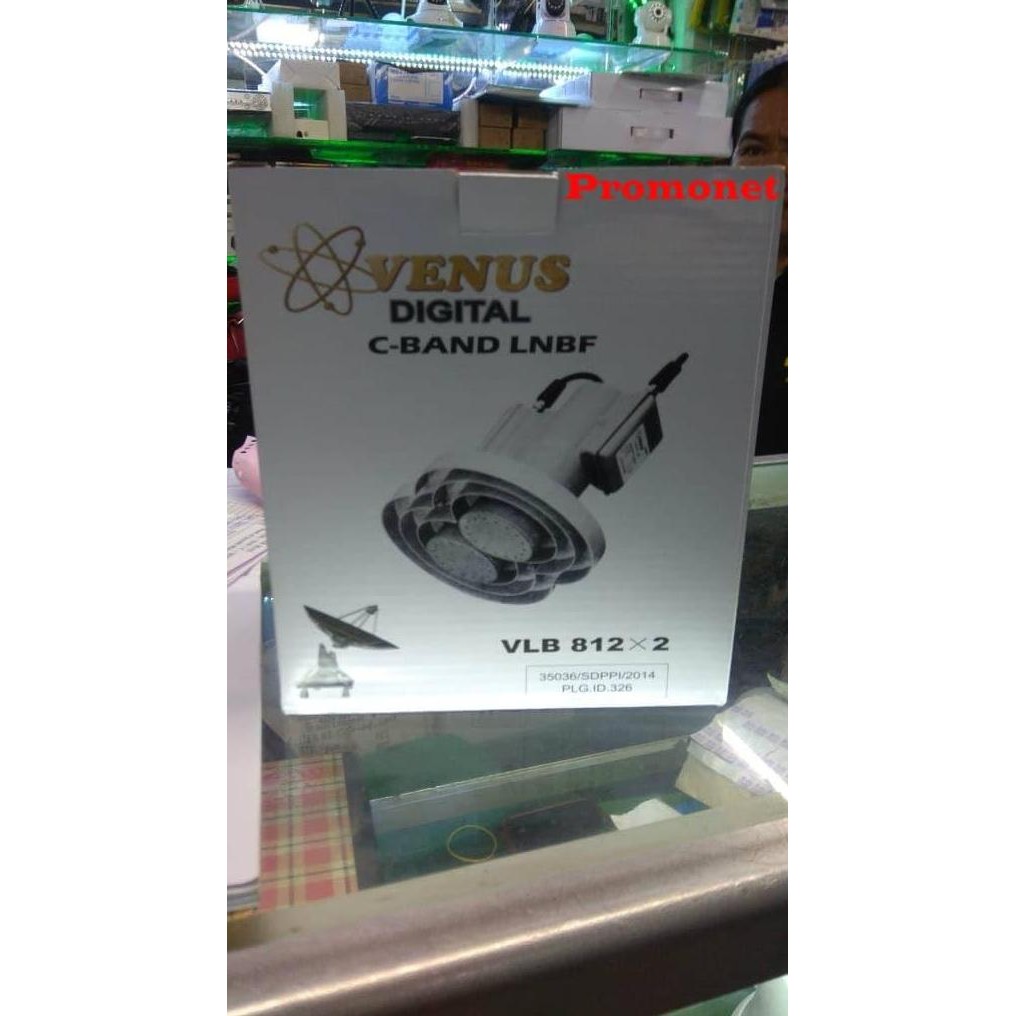 Lnb Venus C Band Lnbf Dual Out Dual Receiver Dual Satelit Vlb 812 X2