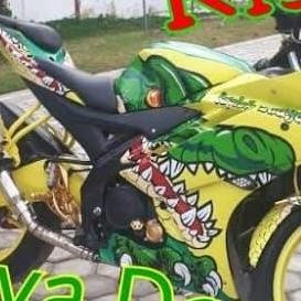 Decal R15 OLD yellow crocodille full body Original