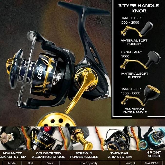 REEL EXORI HELLIOS SW 1000-6000 ORIGINAL DAN TERPERCAYA