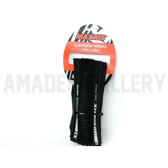 BAN LUAR MAXXIS LARSEN MIMO CX 700 X 35 C GRAVEL KEVLAR BAN 700 X 35C ORIGINAL DAN TERPERCAYA