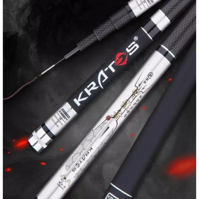joran tegek kratos 4.50 m joran tegek kaku joran tegek import Original