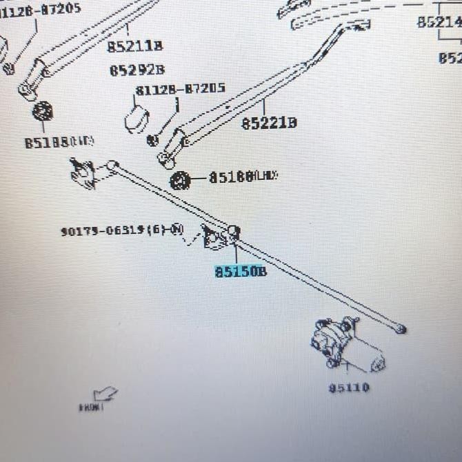 Link Wiper Kijang Innova 2004-2014 Original