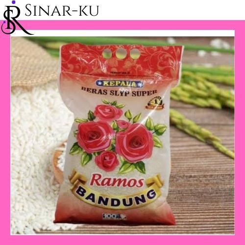 

LS Beras Premium Ramos Bandung Super Kemasan 5kg - 5 Liter Putih Wangi Pulen