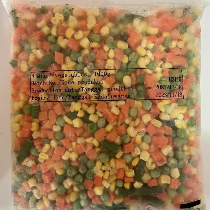 

LS Mix vegetable frozen 1kg beku