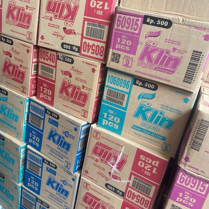 

LS (1 Karton) Soklin Liquid Cair Sachet isi 120 pcs