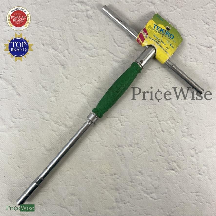 Kunci Sock T Putar 8 14 19 Mm Tekiro / T Type Wrench Rotary Type