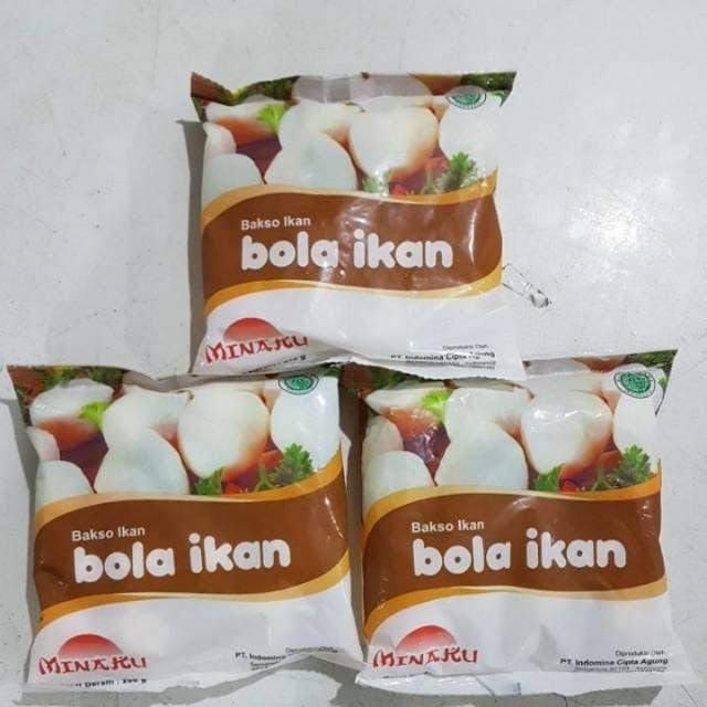 

LS MINAKU bola ikan 200gr Frozen Meat
