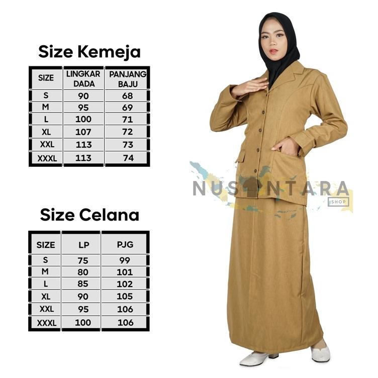 Hot - Seragam PNS Wanita Seragam Pemda Wanita Seragam Khaki Wanita Baju Pns Wanita ~