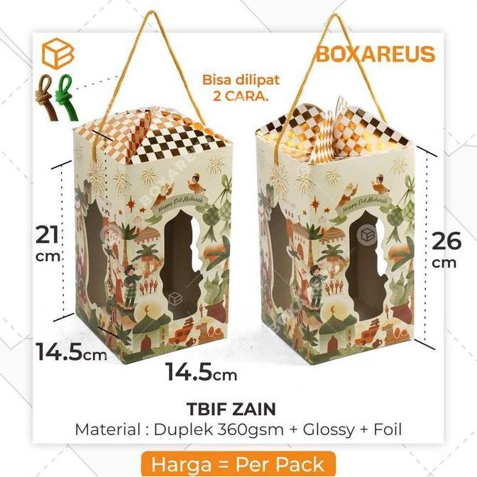 

TERBARU - Box Hampers Idul Fitri Kotak Kemasan Kue Kering Dus Lebaran | TBIF ZAIN