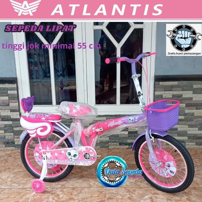 BEBAS ONGKIR - Sepeda Lipat Anak Un 6 dan 8 Inch Usia - 2 Tahun