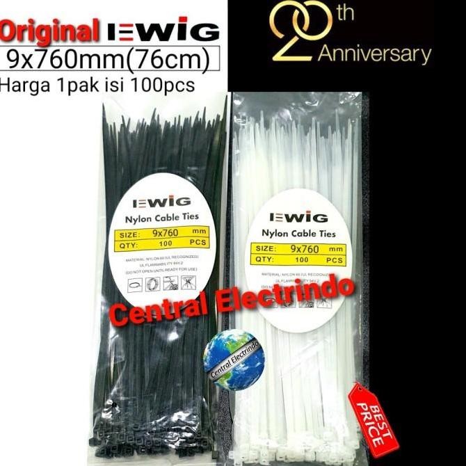 

TERLARIS - KABEL TIES 9X76cm. Hitam Putih