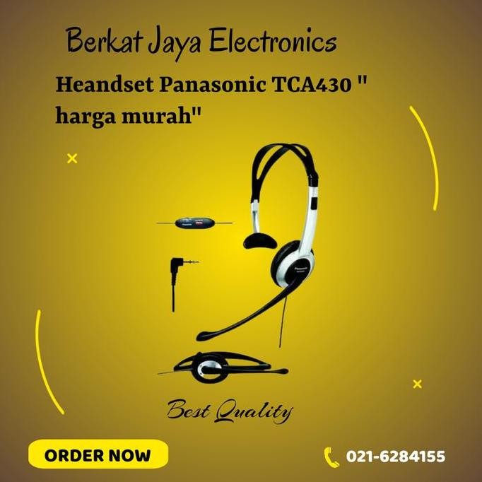 TERBARU - Headset Panasonic TCA40 " "