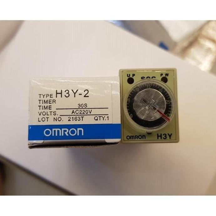 hanya disini] TimerOmron H3Y-2 Delay Timer Relay 220V 30/60 Detik