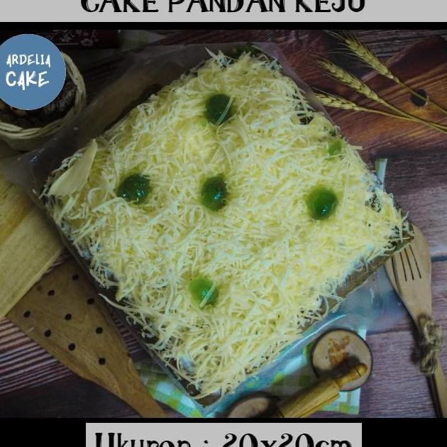 Kue Bolu Pandan Cake Pandan Keju Bolu Topping Keju