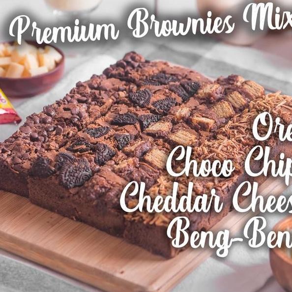 

Kue Brownies Brownis Panggang Mix 4 Topping Coklat Bronis