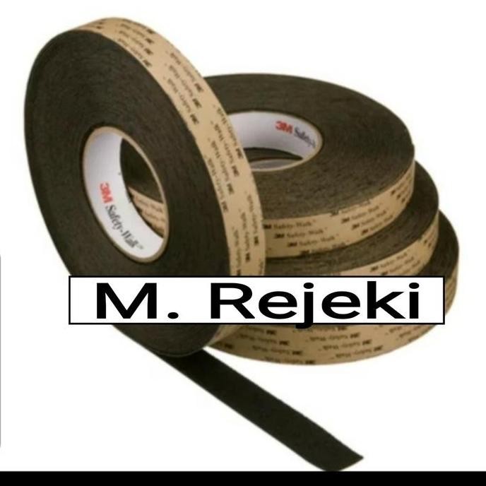 TERLARIS 3M SafetyWalk 1 inch x 18M Slip list tangga amplas Tape Anti Slip