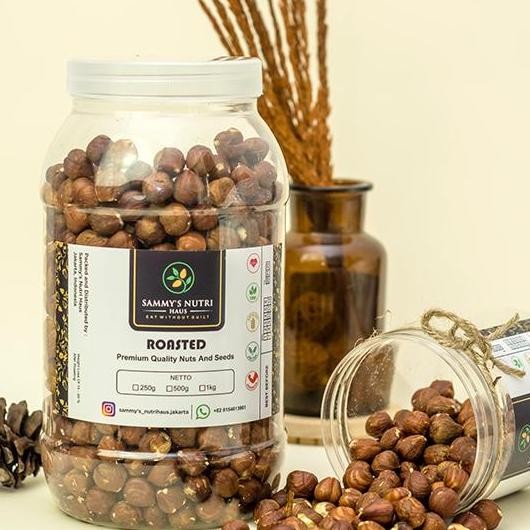 

Roasted Ed Hazel Nut 1Kg Kacang Hazel Panggang Asin Ringan