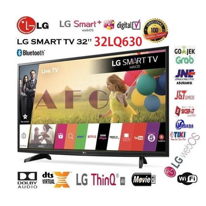 Smart Tv 32 Inch Lg 32Lq630 - Digital Tv Garansi Resmi Lg