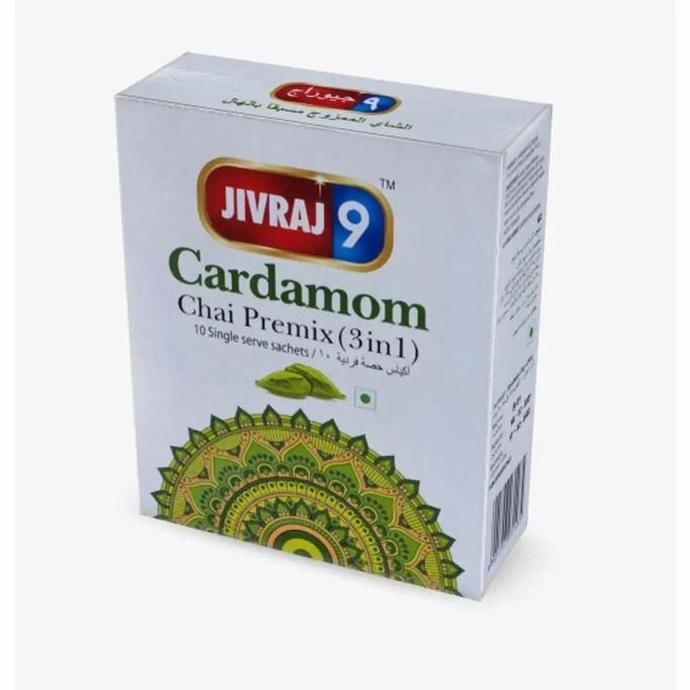 

*:*:*:*:*] JIVRAJ 9 CARDAMOM CHAI PREMIX (3 IN 1) 240 GM