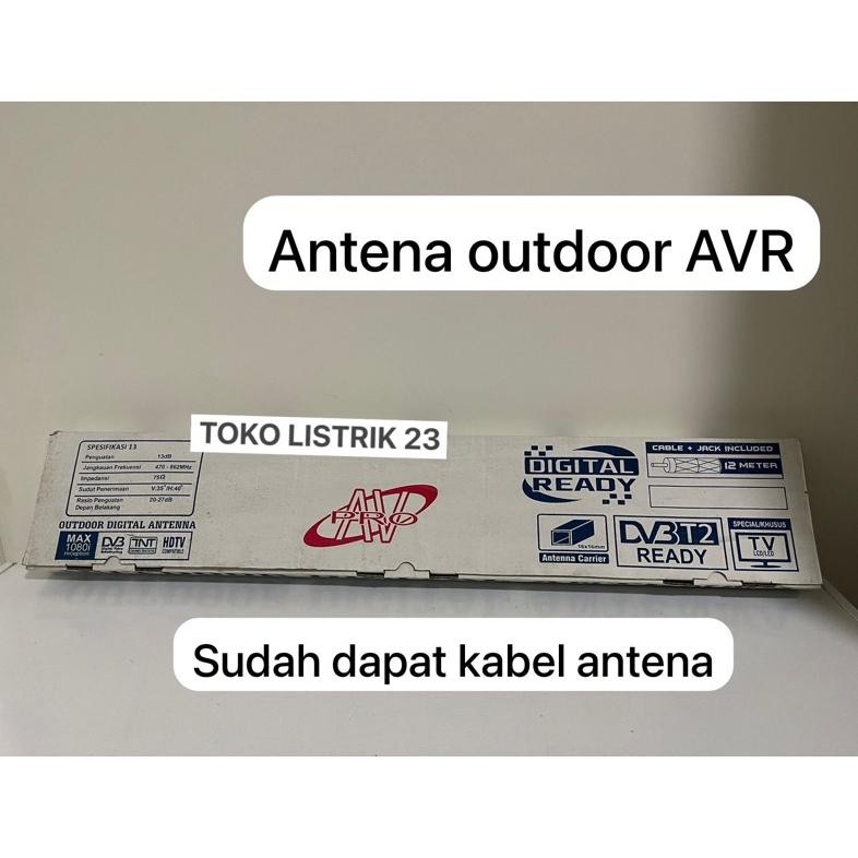 Antena Outdoor Digital Avr + Kabel