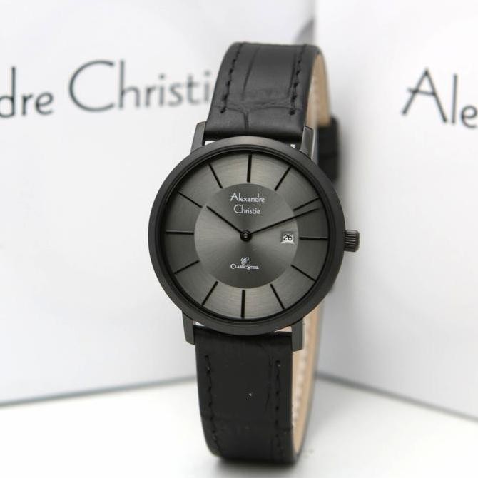 TERBARU ALEXANDRE CHRISTIE AC8599 AC 8599 Grey Jam Wanita ORI PROMO