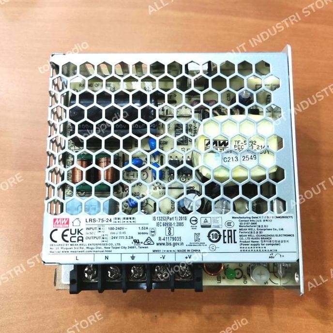 *:*:*:*:*] Power Supply MEAN WELL LRS-75-24 LRS 75 24 LRS7524 24V 3.2A MEANWELL
