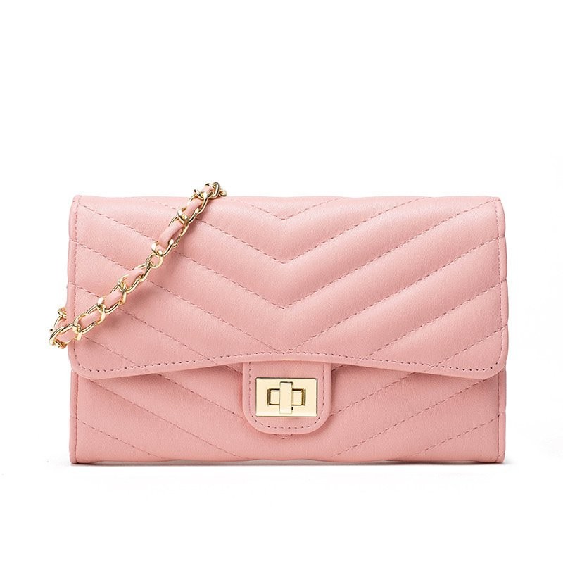 New High-End Chanel-Style Chain Bag Large Capacity Women's Fashion Single Shoulder Phone Bag Mini Ve