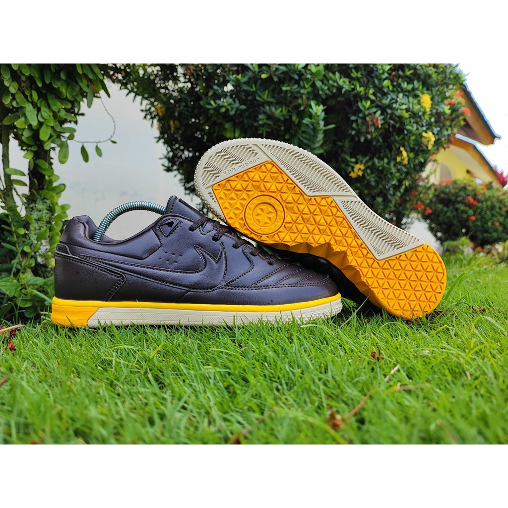 [Best Seller] Sepatu Futsal 5 StreetGato IC - Black Amarillo Beige