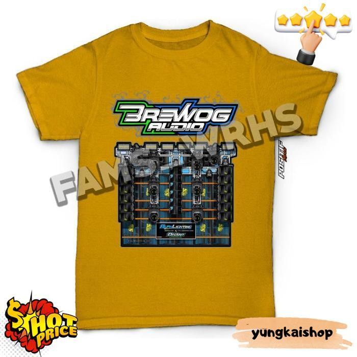 [ New ] Baju Kaos Anak Laki Perempuan Sound Horeg Brewog Audio Bayar Di Tempat