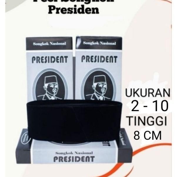 Songkok Exclusive Ac Peci Hitam Polos Ac Tinggi 8