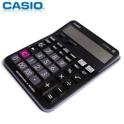 

CASIO DJ-120D PLUS - KALKULATOR CEK ULANG - CHECK CORRECT CALCULATOR HT